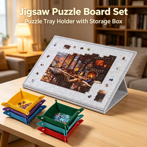 Jigsaw puzzle board set - jigsaw,