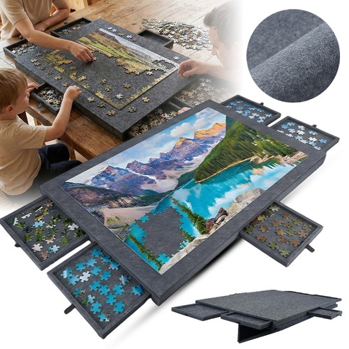 Puzzle board jigsaw mat with - board, 6