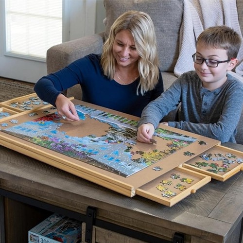 1000pcs foldable puzzle board - 1000pcs,