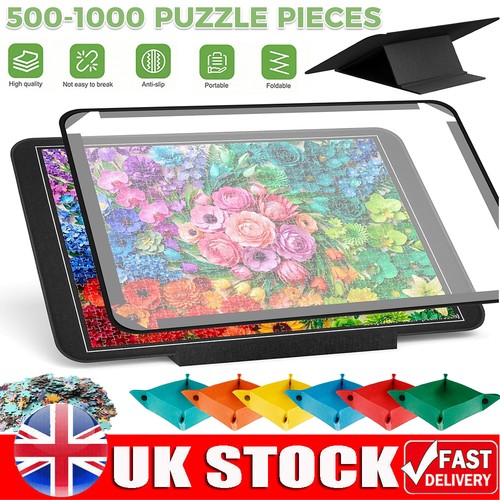 Foldable jigsaw puzzle board - foldable,