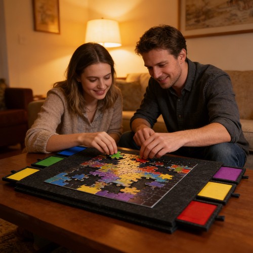 1000pcs tilting puzzle - 1000pcs,