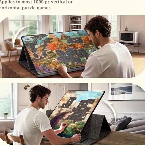 1000pcs puzzle board - board, w/6
