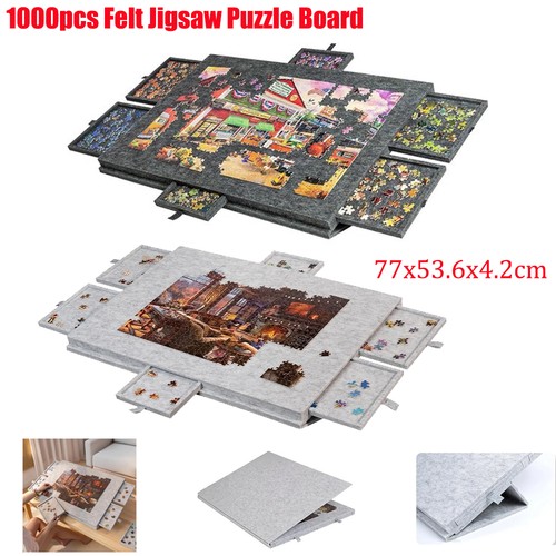 1000pc felt jigsaw - felt, puzzle