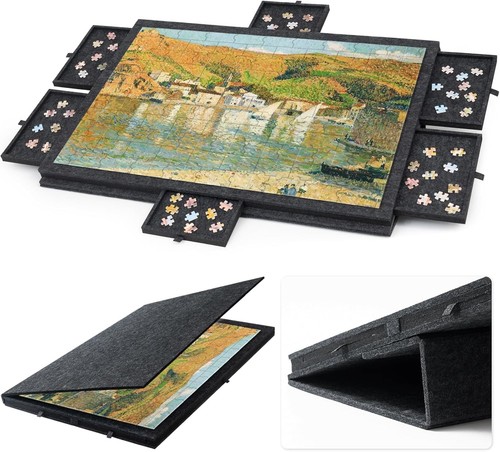 Tilting jigsaw puzzle board - jigsaw,