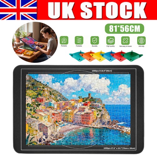 Jigsaw puzzle board with - puzzle, felt