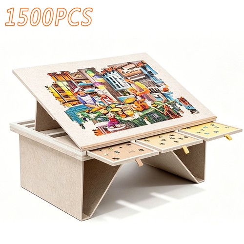 Foldable puzzle board for 1500 - foldable,