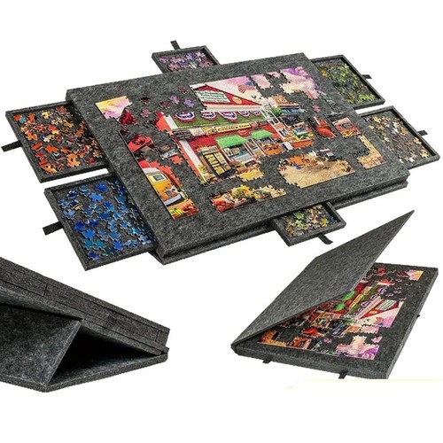 1000pcs puzzle board - 1000pcs, w/6