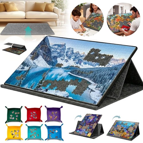 Tilting puzzle board - 2-in-1,