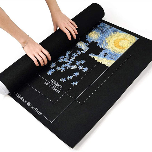 Jigsaw puzzle roll - roll, up