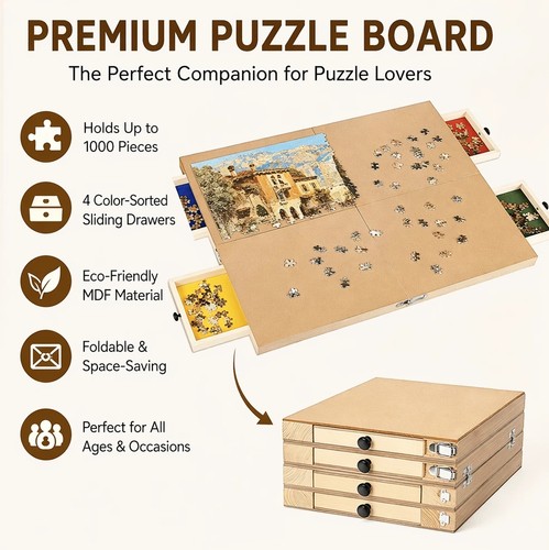 1000pcs wooden jigsaw puzzle - 1000pcs,