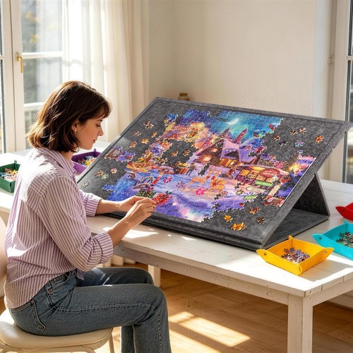 1000x tilting puzzle board - puzzle, w/